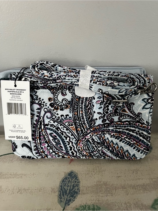 Vera Bradley Handbags - Vera Bradley RFID Cotton Wallet/Crossbody Purse- NWT
